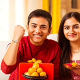 Store Indya Premium Rakhi Set Of 2 A Protective And Stylish Symbol Of Love And Blessings For Brothers And Sisters,Nylon,Multicolor