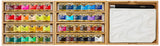 Holbein Artists Pan 48 Colors Set In Japan Cube Box With Brush, Palette Pn699