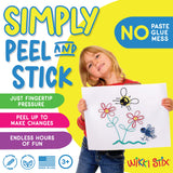 Wikki Stix Wax Set, 8 Inches, Assorted Neon Colors, Set Of 48