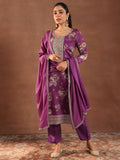 Libas Women'S Silk Blend Kurta Set (49499 Burgundy 2Xl