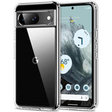 HOOMIL for Google Pixel 8A Case, Non-Yellowing, Drop Protection, Anti-Scratch, Transparent Hard Back Phone Cover - Crystal Clear