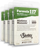 Shortie's Candle Company Mistletoe Moments Wax Melts Bulk Pack - Formula 117-4 Highly Scented 3 Oz. Bars (12 Oz. Total) - Made w