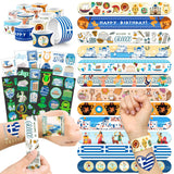 96 PCS Greek Mythology Party Favors Set - 72 Pre-Cut Temporary Tattoos & 24 Slap Bracelets, Perfect for Cultural Festivals & Tra