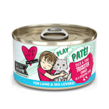 Weruva B.F.F. Play - Best Feline Friend Pat Lovers, Aw Yeah!, Duck & Tuna Trickster with Duck & Tuna, 2.8oz Can (Pack of 12)