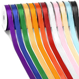 Rainbow Satin Ribbon, 12 Colors 3/8 Inch x 12 Rolls Total 120 Yards, Colorful Ribbon Perfect for Gift Wrapping, Crafts Hair Bows