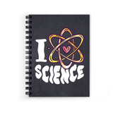 Vprint Science Loves Spiral Wiro Unruled Blank Pages Notebook Diary Journal Drawing Book SizeA5(6X9 Inches) (Science Loves)