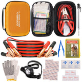 Car Roadside Emergency Kit with Battery Jumper Cables,Car Accessories for Men or Women,Automotive Safety Kit for Car,Vehicle, Tr