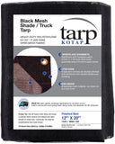 Kotap MESH1220 HeavyDuty Polyethylene Mesh Shade/Truck Tarp for Patio, Garden and Landscape Applications, 6.5Ounce, 12 ft. X