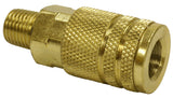 Hot Max 28023 Industrial/Milton 1/4Inch x 1/4Inch Male NPT Coupler