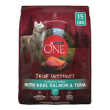 Purina ONE True Instinct With Real Salmon and Tuna Dry Dog Food - 15 lb. Bag