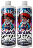GRAND MASTER SMOKE 64oz / 2 Pack Soak & Wash Bundle Glass Pipe Cleaner - Cleanse, Deodorize, Restore - No Shaking/No Scrubbing