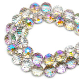 DIQIO 4mm Sparkle 96 Faceted Crystal Beads (94-100pcs, Translucent Purple)