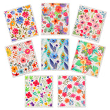 Lucomb Swedish Dishcloths for Kitchen Dishes, 8 Pack Reusable Cleaning Cloths Replace Paper Towels Swedish Towels Cleaning Rags