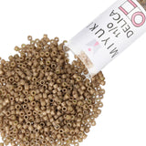 Miyuki Delica Seed Beads - Size 11/0 (1.6 mm), DB0390, Matte Opaque Green Tea, 7.2 g, Approx. 1440 Beads, Made in Japan