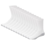 Hanes MenS Cushion Crew Socks 12Pack_White_1013