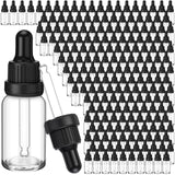 Tanlade 200 Pack 15ml Dark Dropper Bottles 1/2 oz Glass Dropper Bottles Brown Tincture with Eye for Essential Oils Liquids Perfu