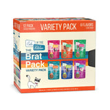 Weruva Cats in The Kitchen Slide N' Serve The Brat Pack Variety Cat Food Pouches 3 Ounce (Pack of 12)