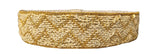 Duchess White Gold Embellished Cloth Waist Saree/Western Belt For Women/Girls
