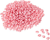 Pastel Pink SuperDuo Czech Two Hole Seed Beads 22.5GM