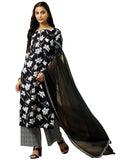 Libas Women'S Cotton Kurta Set (39078_Black