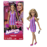 Addison Rae Fashion Doll - Beach; Trendsetting Style; Contains 11Doll and Accessories, Including a Smoothie Cup, Sandals, an