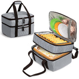 Trunab Insulated Casserole Carrier Bag for Hot Food
