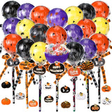 Simgoing 96 Pcs Halloween Party Favors Gift Trick or Treat Container Halloween Pencil Empty Giant Lollipop Stationery Candy Fill