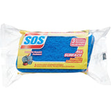 S.O.S All Surface Scrubber Sponge, 3 Count