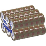 Aviditi Tape Logic 2 Inch x 55 Yard 2.2 Mil Red/Tan, Heavy Duty Packing Tape, Stop If Seal is Broken... 36 Pack, Perfect for P