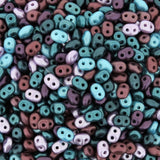 BeadSmith BCT609 Victorian Elegance 24g Czech Glass 2Hole Seed Beads Tube, 5.5 x 3.5mm