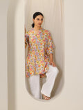 Libas Women'S Cotton Blend Floral Straight Kurtis (29667_Multicolour_Xxl)