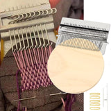 Pajojoqa Darning Loom Speedweve Type Weave Tool, Convenient Small Weaving Loom Kit for Beginners Quickly Mending Jeans, Repair H