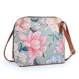 Adisa Women Girls Floral Print Faux Leather Sling Bag Crossbody (Sl6003-Grn_Green),Green,,B09KTYQB4K
