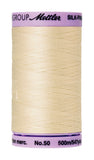 Mettler 91040778 SilkFinish Solid Cotton Thread, 547 yd/500m, Muslin
