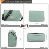 Adisa Women'S Sling Bag (Green),Green,,B0D2TXXPS7