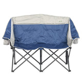 SUNNYFEEL Folding Double Camping Chair, Oversized Loveseat Chair, Heavy Duty Portable/Foldable Lawn Chair with Storage for Outsi