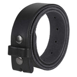 Gelante Genuine Full Grain Leather Belt Strap without Belt Buckle G2016BKL