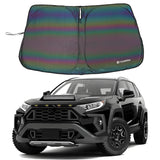 D-Lumina RAV-4 Windshield Sun Shades - Compatible with Toyota RAV4 2019 2020 2021 2022 2023 2024 2025 - Foldable Front Window Su