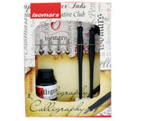Isomars Calligraphy Dip Pen Set with 6 Nibs, Ink & 2 Nib Holders