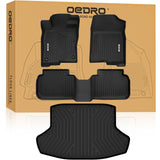 OEDRO Floor Mats Fit for Honda Civic Sedan 2022-2025, Custom Fit Black All Weather Front & Rear Row Trunk Liners Car Floor Mats