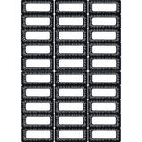 Ashley Productions Die-Cut Magnetic Foam Chalk Loop Labels/Nameplates, 30 Per Pack, 3 Packs