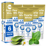 Pearlie White Active Remineralization Fluoride Free Toothpaste | 3.8oz/110gm | Remineralizing Toothpaste for Tooth Enamel Repair