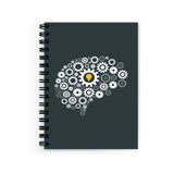 Plan To Gift Notebook Unruled Brain Notebook Wire Bound Spiral Printed Pages:160 (Size A5)