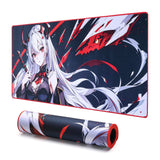 Redragon EISA P047L Anime Gaming Mouse Pad - Smooth Lycra Surface, Anti-Slip Rubber Base, Spill-Resistant, Durable 5mm Thick Des