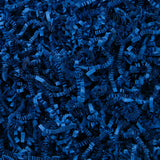 Mefleet 1/2 LB Crinkle Cut Paper Shred Filler 8 oz Dark Blue Crinkle Shredded Paper for Gift Box - Gift Basket Bag Filler - Gras