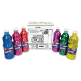 Prang Power Glitter Set Tempera Paint, 6 per