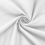 Cotton Polyester Fabric by The Yard - 60 Wide Broadcloth Fabric Soft,Breathable Material - for Lining,Clothes Sewing,DIY (White,