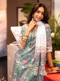 Libas Women'S Cotton Kurta Set (400083O_Blue_M)