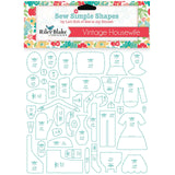 RILEY BLAKE DESIGNS Riley Blake Template SetVintage Housewife by Lori Holt 43/Pkg, Blue/Opaque