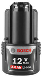 BOSCH 12V Max Lithium-Ion 3.0 Ah Battery GBA12V30